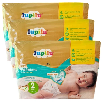 Подгузники Lupilu Premium Soft 2 Mini (3-6 кг), 126 шт