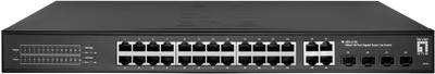 Комутатор LevelOne Hilbert 28-Port (101945196)