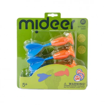 Набір дротиків з присосками для гри в дартс (+ 20 наліпок-цілей) Mideer Toys MD1439