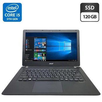 Ноутбук Acer Aspire V3-371 / 13.3" (1920x1080) TN / Intel Core i5-5257U (2 (4) ядра по 2.7 - 3.1 GHz) / 8 GB DDR3 / 120 GB SSD / Intel Iris Graphics 6100 / WebCam б/у