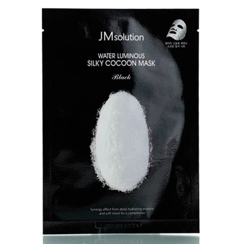 Маска для упругости с протеинами шелка JMsolution Water Luminous Silky Cocoon Mask Black 35 мл