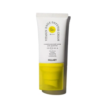 Солнцезащитный крем для лица SPF 50+ Hillary Vita Sun Daily Defense Cream 40 мл