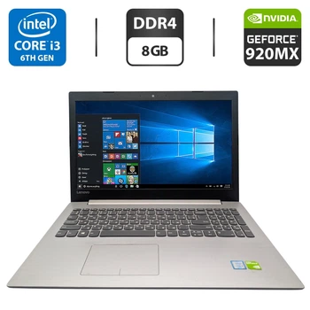 Ноутбук Lenovo IdeaPad 320-15ISK / 15.6" (1920x1080) TN / Intel Core i3-6006U (2 (4) ядра по 2.0 GHz) / 8 GB DDR4 / 500 GB HDD / nVidia GeForce 920MX, 2 GB GDDR3, 64-bit / WebCam б/у