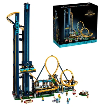 Конструктор Icons Loop Coaster Американские горки, минифигурки, аксессуары, 3756 деталей (66503)