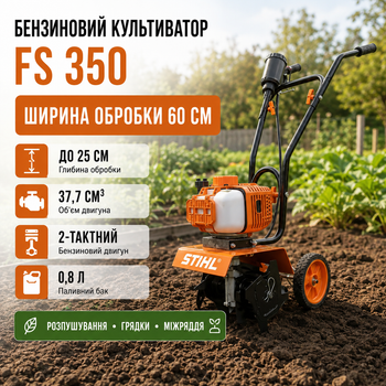 Культиватор бензиновий для землі 60 см мотокультиватор двотактний 1,4 кВт розпушувач ґрунту 37,7 см³ глибиною 25 см садовий агрегат з електростартером баком 0,8 л черв'ячним редуктором для городу грядок міжряддя дачі фермерського господарства