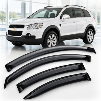 Дефлектори вікон вітровики для Chevrolet Captiva 2006-2011, 2011 Скотч 3M (AMC31606) Acrylic 4 шт