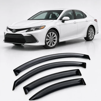 Дефлектори вікон вітровики для Toyota Camry VIII Sd 2018 Скотч 3M (AMT212318) Acrylic 4 шт