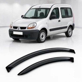 Дефлектори вікон вітровики для Renault Kangoo I 3d 1998/Citroen Berlingo 2003/Nissan Kubistar 3d 2003-2008 Скотч 3M (AMR10298) Acrylic 2 шт