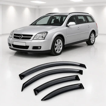 Дефлектори вікон вітровики для Opel Vectra С Caravan 2002 Скотч 3M (AMO13102) Acrylic 4 шт