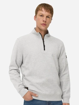 Толстовка на молнии мужская Camel Active Sweatshirts 409410-8W47-05 M Серая (4063366345068)