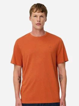Футболка хлопковая длинная мужская Camel Active T-shirts 1/2 sleeves 409700-8T07-52 L Оранжевая (4063366347482)