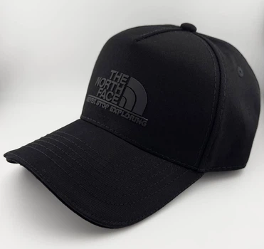 Бейсболка Тракер COTTON с резиновым патчем THE NORTH FACE черного цвета L/XL (59-60 см)
