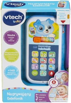 Interaktywna zabawka Vtech Baby Nagrywający telefonik VTC620979 (3417766209795)
