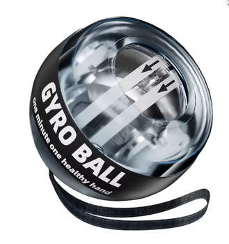 Тренажер для зап'ястя Powerball Gyro Ball для кистей рук Павербол Black
