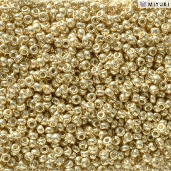 RR-5101 Бісер Miyuki Round Rocailles 11/0 (металізований, шампань), 50 г