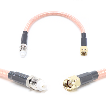 Пигтейл на кабель RG142 - 15 см / SMA male - FME female / [PG0293]