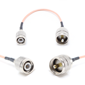 Пигтейл на кабель RG316 - 15 см / TNC male - UHF male / [PG0476]