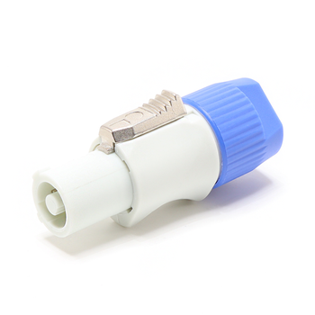 Разъем PowerCON 3PIN male PWC3-RP-M-WHITE папа на провод белый
