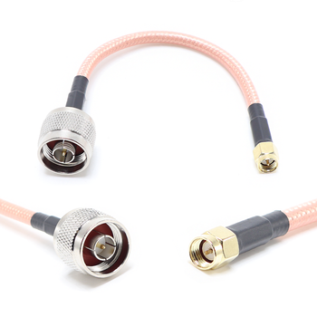 Пигтейл на кабель RG142 - 15 см / SMA male - N male / [PG0205]