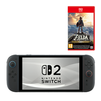 Набор Консоль Nintendo Switch 2 256GB Black + Игра The Legend of Zelda Breath of The Wild Русская Озвучка
