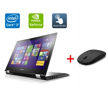 Ноутбук-трансформер Б-класс Lenovo Flex 3 1580 2in1 / 15.6" (1920x1080) IPS Touch / Intel Core i7-6500U (2 (4) ядра по 2.5 - 3.1 GHz) / 8 GB DDR3 / 240 GB SSD / nVidia GeForce 940M, 2 GB DDR3, 64-bit / WebCam б/у + Подарок Беспроводная мышь / USB