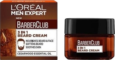 Balsam do twarzy i brody dla mężczyzn L'Oreal Paris Men Expert Barber Club 3in1 odżywczy 50 ml (3600523816255)