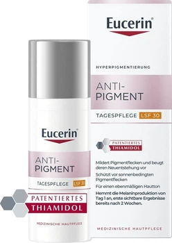 Крем для обличчя Eucerin Anti-Pigment з сонцезахисним фільтром від пігментації SPF 30 50 мл (4005800303937)