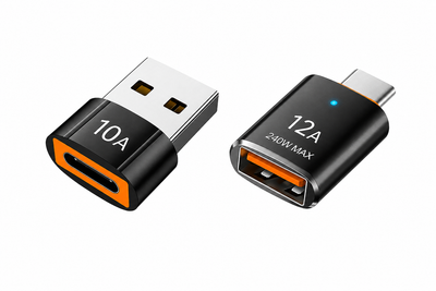 Набір перехідників OTG Type-C на USB-A і USB-А на Type-C (USB 3.0 10 А й 12A) Адаптер