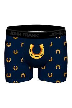 Трусы боксеры John Frank 48(M) Синий (Lucky horse) (147373)