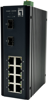 Промисловий комутатор LevelOne IGU-1071 Чорний (IGU-1071)