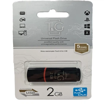 Флеш память 2Gb T&G Classic 011 black (59710)