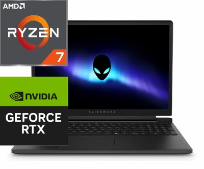 Ноутбук (2026) для геймінгу Dell Alienware 15 Ryzen 7-260/ 24GB / 512GB/ Win11x Licensed/ RTX5060 / 15.3" 165Hz