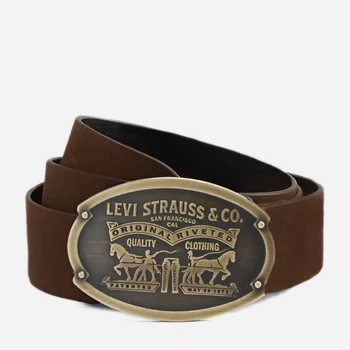 Ремень мужской из натуральной кожи Levi's 859938580 38 (111.5 см) Коричневый (1161787921)