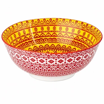 Салатник Olens Трерьгия 900 мл красно-желтый (102-602-19)