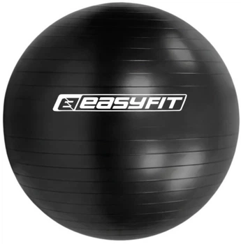 Мяч для гимнастики, фитнеса и баланса EasyFit BalanceBall 55 см Черный (56003824)