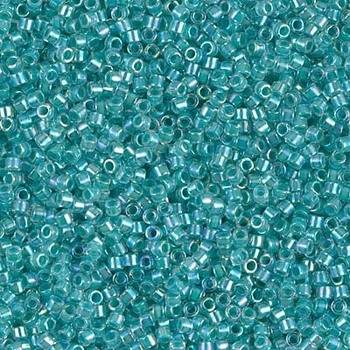 DB-79 Бісер Miyuki Delica Beads 11/0 (профарбований райдужний бірюзовий), 50 г