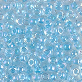 RR-269 Бісер Miyuki Round Rocailles 11/0 (блакитний прозорий з переливом), 50 г