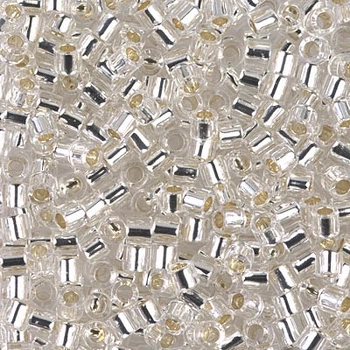 DBL-41 Бісер Miyuki Delica Beads 8/0 (блискучий срібний), 50 г
