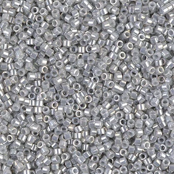 DB-252 Бісер Miyuki Delica Beads 11/0 (перлиновий сірий іскристий), 50 г