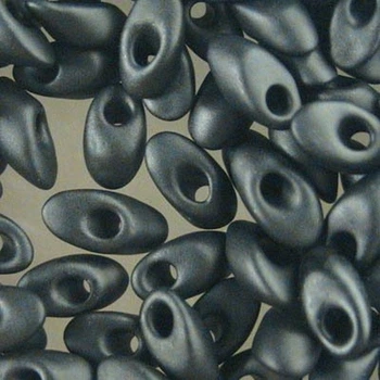 LMA-401F Бісер Miyuki Long Magatama Beads 4х7 мм (чорний матовий), 50 г
