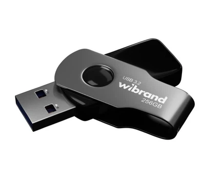 USB флеш-накопитель Wibrand Lizard 256 ГБ USB 3.2 USB-A, черный