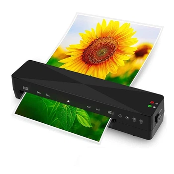 Ламінатор FNL001 A4 300W — ламінатор для офісу або дому, гаряче та холодне ламінування