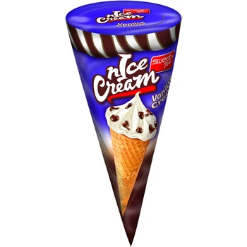 Вафельний ріжок NICE CREAM 40г з ванільним кремом