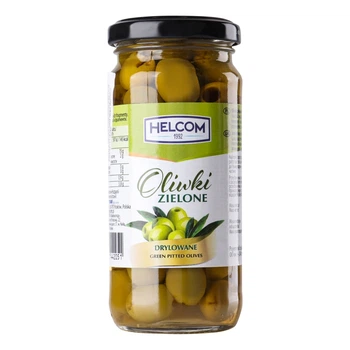 Оливки Helcom 230 г без кісточок скло И051