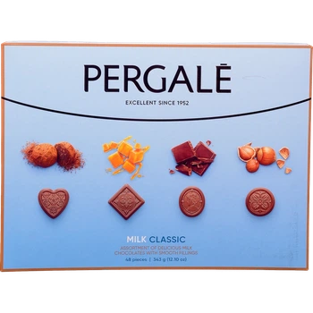 Цукерки PERGALE Асорті класік в молочному шоколаді 343 г И694