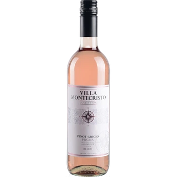Вино рожеве сухе VILLA MONTECRISTO П.Г. Апулія 12% 0,75л