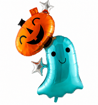 Фольгована Кулька Привид І Гарбуз 100x55см (39") Halloween