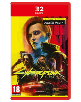 Игра Cyberpunk 2077 Ultimate Edition для Nintendo Switch 2 (Картридж) RUS Б/У