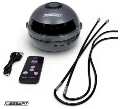 Інтелектуальна музична скакалка EasyFit SmartJump + пульт керування (Сірий)