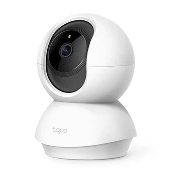 IP камера TP-Link Tapo C210, White, 3 Мп(2304x1296/15 fps),1/2.8' CMOS,H.264,f/2.4,f=3.83 мм,WiFi (2.4 GHz),кут огляду до 360°/ 114° по горизонталі/вертикалі, день/ніч,ІЧ-підсвічування 850 нм до 9 м, двосторонній аудіозв'язок,microSD,iOS 10+/Android